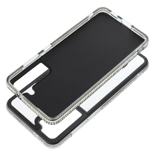 Samsung S22 umbris TEDDY plastikust taguse ja silikoonist servadega must 1