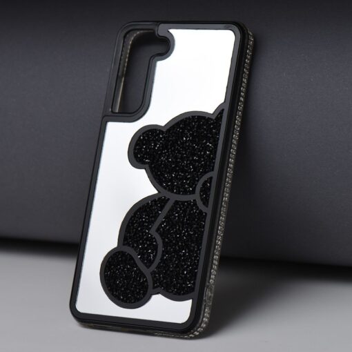 Samsung S22 umbris TEDDY plastikust taguse ja silikoonist servadega must 7