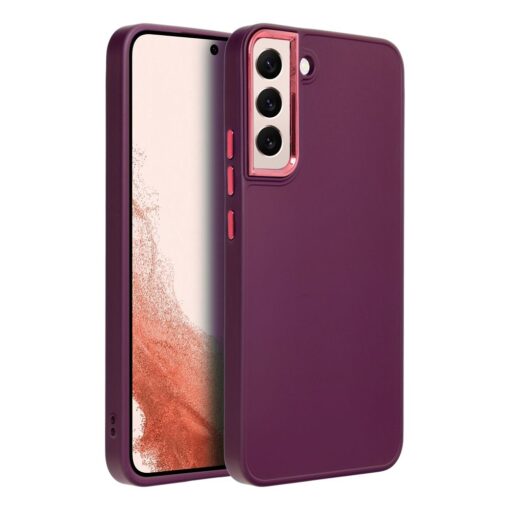 Samsung S22 umbris plastikust FRAME lilla 2