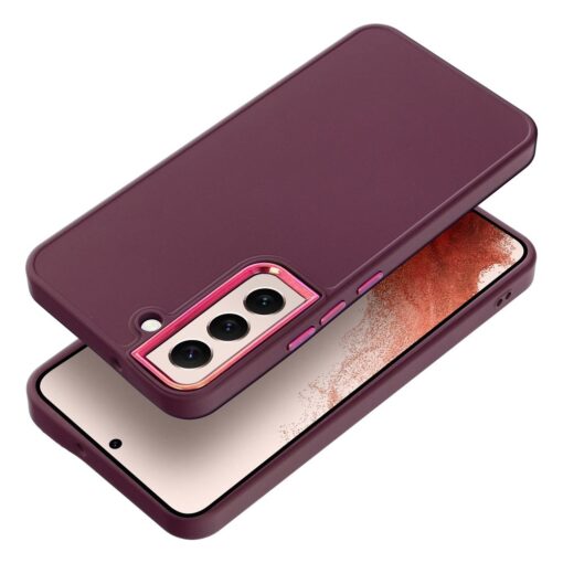 Samsung S22 umbris plastikust FRAME lilla 3