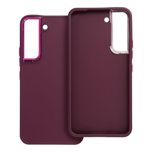 Samsung S22 umbris plastikust FRAME lilla 4