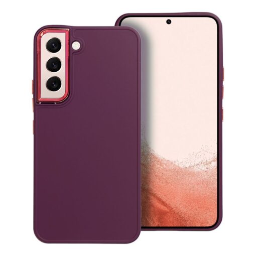 Samsung S22 umbris plastikust FRAME lilla