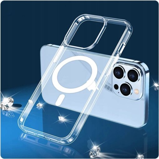 Samsung S22 umbris silikoonist Flexair Hybrid MagSafe labipaistev 2