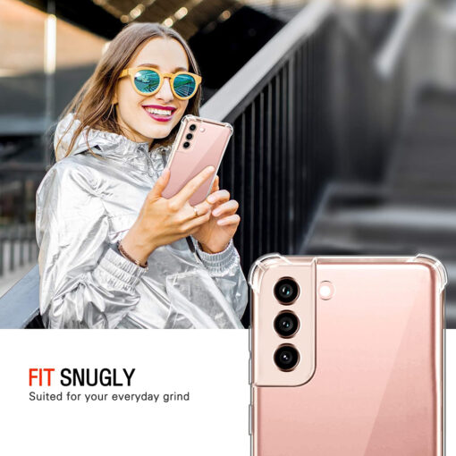 Samsung S22 umbris silikoonist Shockproof Clear Silicone labipaistev 1