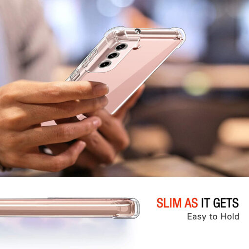 Samsung S22 umbris silikoonist Shockproof Clear Silicone labipaistev 5
