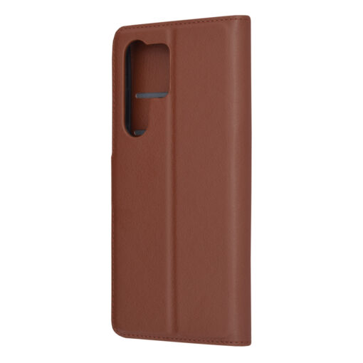 Samsung S23 Ultra kaaned kunstnahast Leather Folio pruun 4