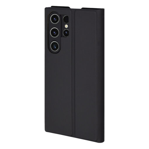 Samsung S23 Ultra kaaned kunstnahast Magskin Book must 2