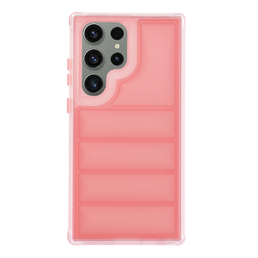 Samsung S23 Ultra umbris silikoonist Wave Shield punane 2