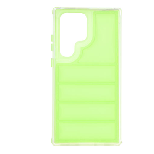Samsung S23 Ultra umbris silikoonist Wave Shield roheline 1