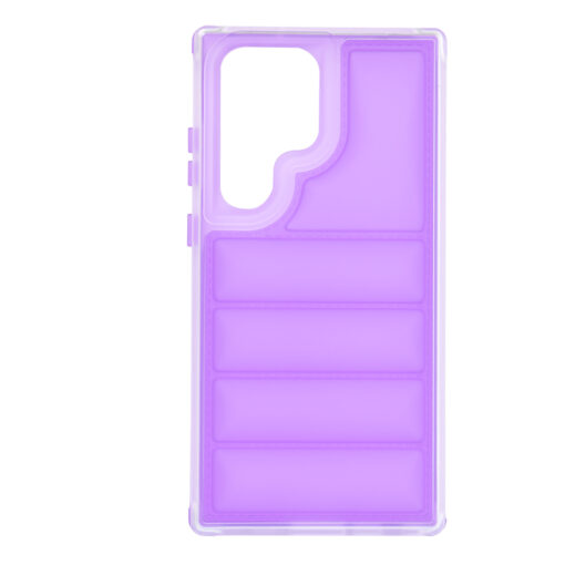 Samsung S23 Ultra umbris silikoonist Wave Shield violetne 1