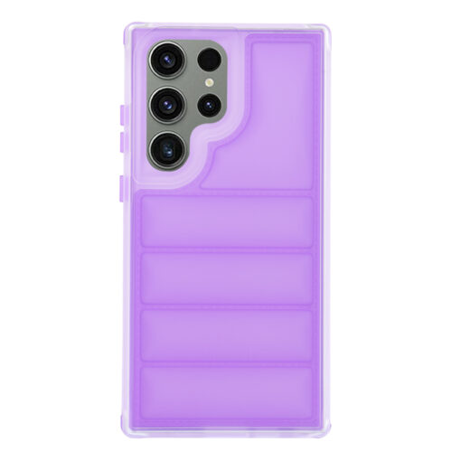 Samsung S23 Ultra umbris silikoonist Wave Shield violetne 2