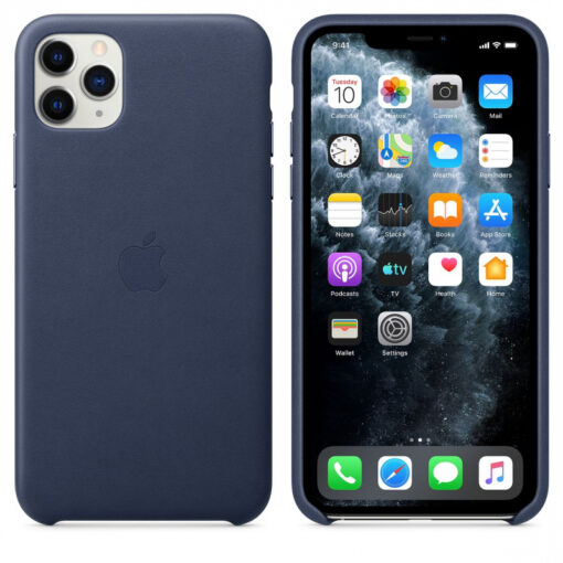 iPhone 11 PRO MAX umbris nahast Midnight Blue MX0G2ZMA