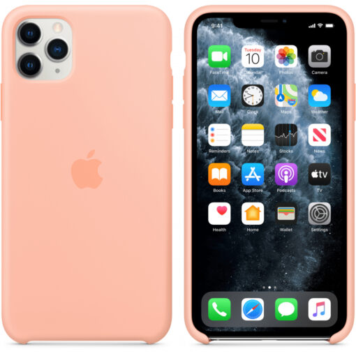 iPhone 11 PRO MAX umbris silikoonist Grapefruit MY1H2ZMA