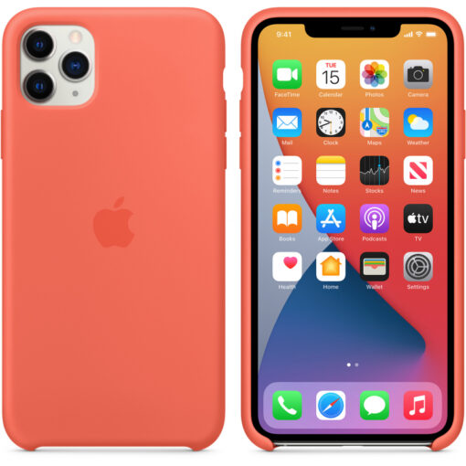 iPhone 11 PRO MAX umbris silikoonist Orange MX022ZEA