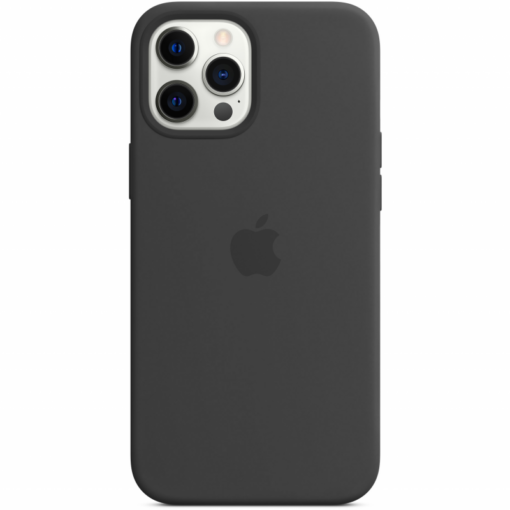 iPhone 12 PRO MAX umbris silikoonist MagSafe Black MHLG3ZEA