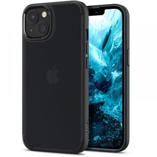 iPhone 13 Spigen Ultra Hybrid silikoonist umbris matt jaine must 1