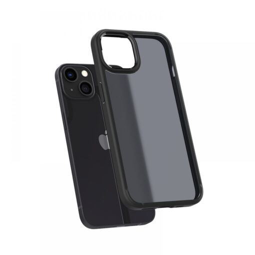 iPhone 13 Spigen Ultra Hybrid silikoonist umbris matt jaine must 6