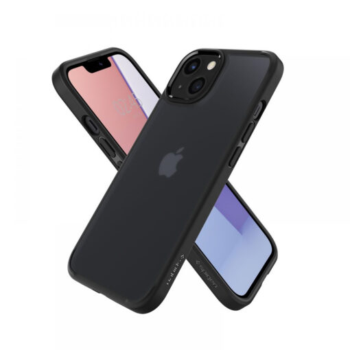 iPhone 13 Spigen Ultra Hybrid silikoonist umbris matt jaine must 7