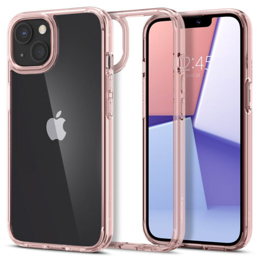 iPhone 13 Spigen Ultra Hybrid silikoonist umbris rooskristall 1