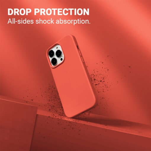 iPhone 13 umbris silikoonist Crong Color Cover korall 1