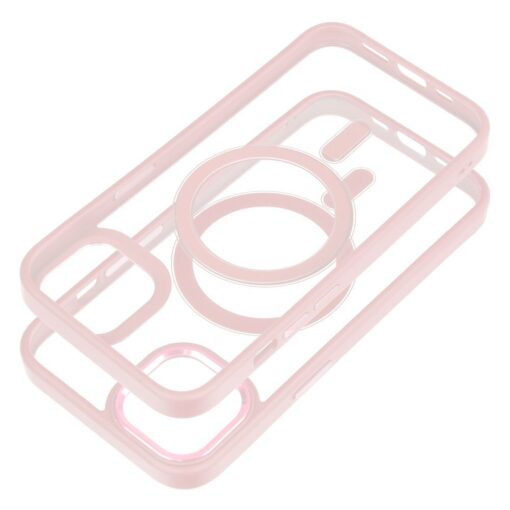 iPhone 13 umbris silikoonist MagSafe COLOR EDGE MAG COVER roosa 2