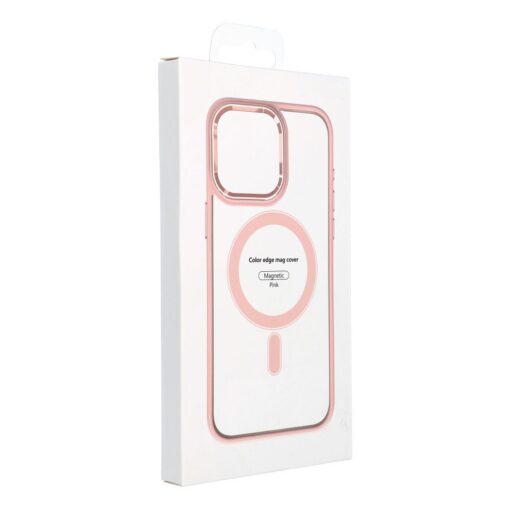 iPhone 13 umbris silikoonist MagSafe COLOR EDGE MAG COVER roosa 5
