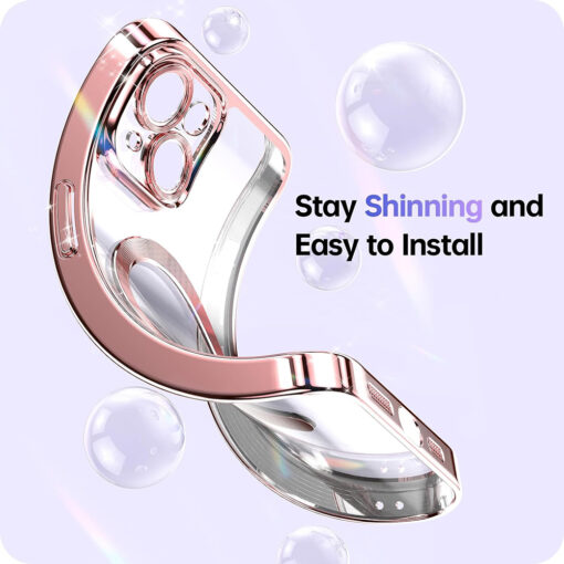 iPhone 13 umbris silikoonist MagSafe Luxury Glitter punane 2