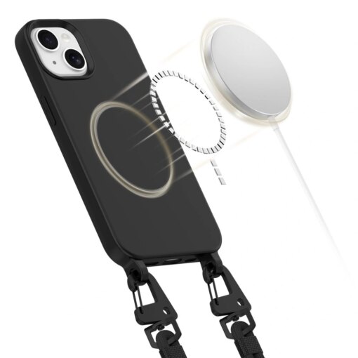 iPhone 13 umbris silikoonist Magnecklace MagSafe must 2