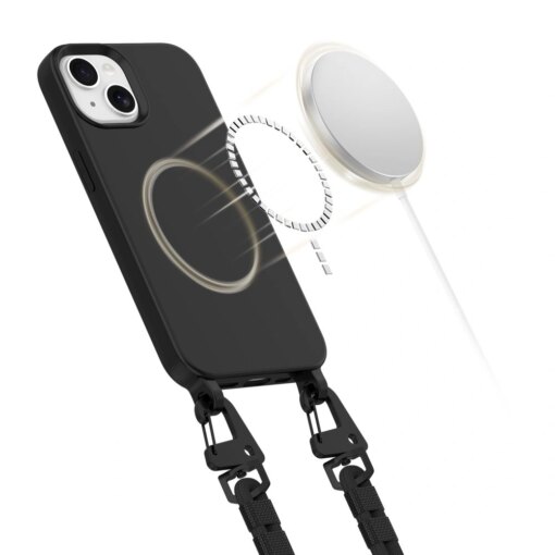 iPhone 13 umbris silikoonist Magnecklace MagSafe must 3