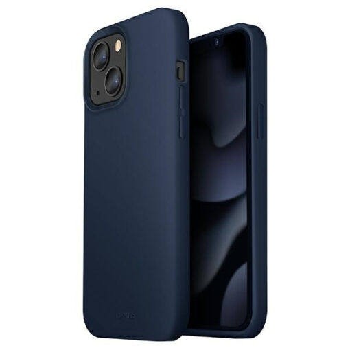 iPhone 13 umbris silikoonist UNIQ Lino meresinine