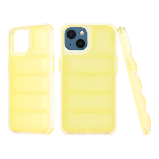 iPhone 13 umbris silikoonist Wave Shield kollane