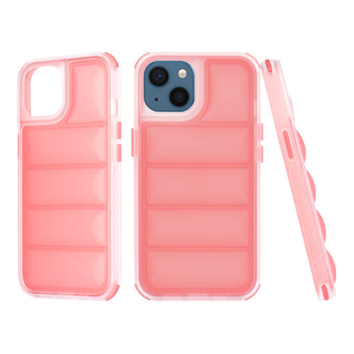 iPhone 13 umbris silikoonist Wave Shield punane
