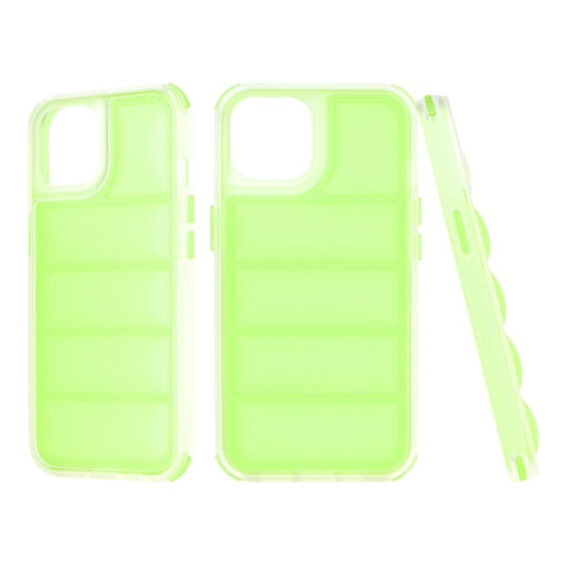 iPhone 13 umbris silikoonist Wave Shield roheline 1