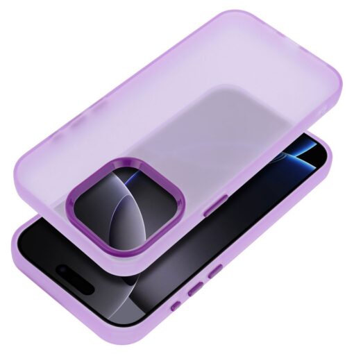 iPhone 13 umbris silikoonist ja plastikust SAPPY lilla 1