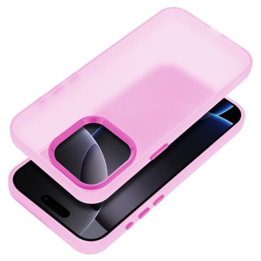 iPhone 13 umbris silikoonist ja plastikust SAPPY roosa 1