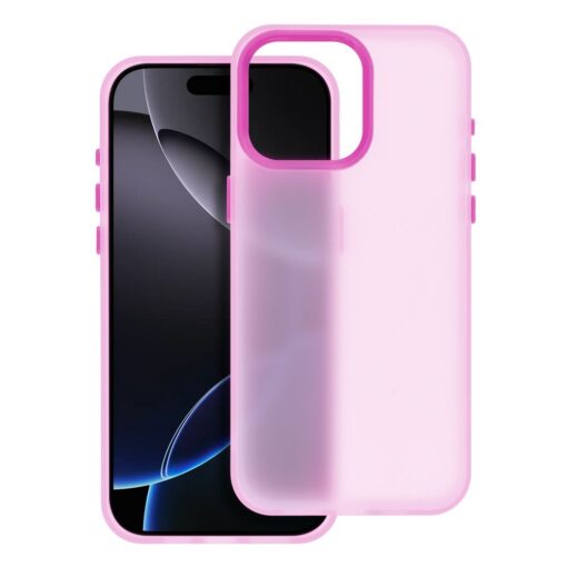 iPhone 13 umbris silikoonist ja plastikust SAPPY roosa