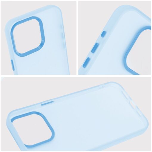 iPhone 13 umbris silikoonist ja plastikust SAPPY sinine 3