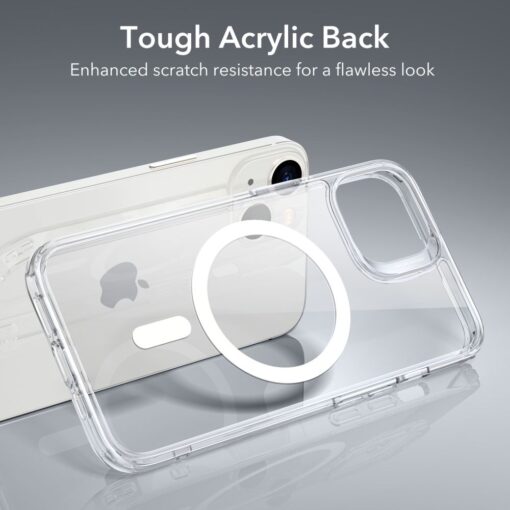 iPhone 14 13 umbris plastikust ja silikoonist MagSafe ESR Classic Hybrid HaloLock labipaistev 5