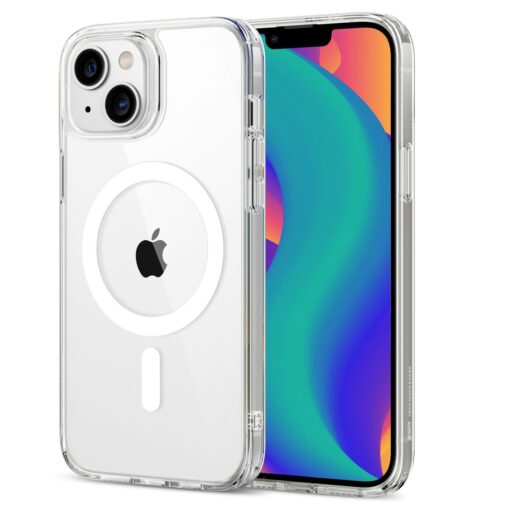 iPhone 14 13 umbris plastikust ja silikoonist MagSafe ESR Classic Hybrid HaloLock labipaistev