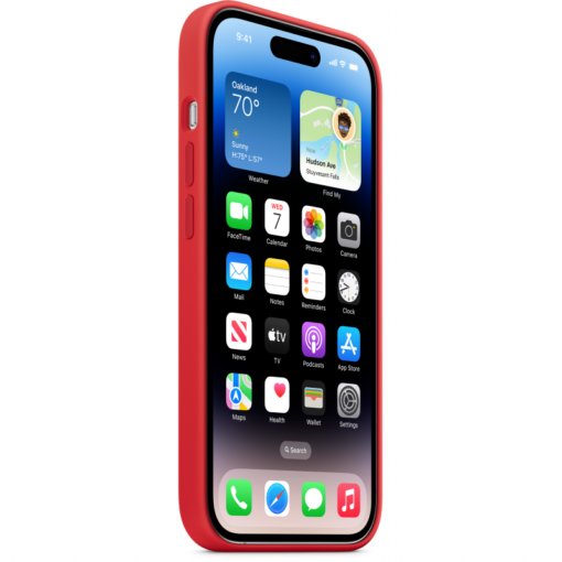 iPhone 14 PRO umbris silikoonist MagSafe Red MPTG3ZMA 1