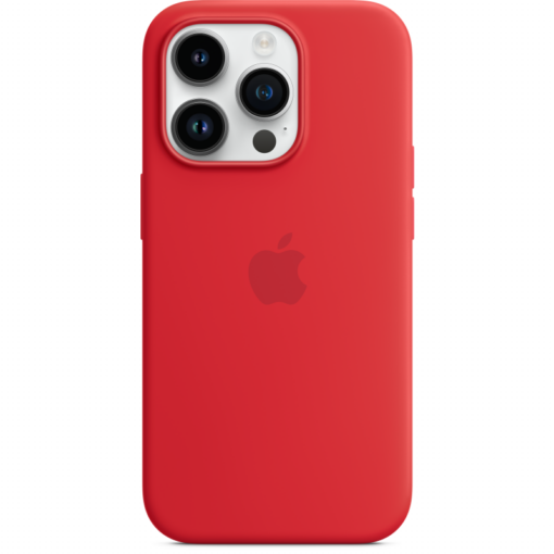 iPhone 14 PRO umbris silikoonist MagSafe Red MPTG3ZMA 3