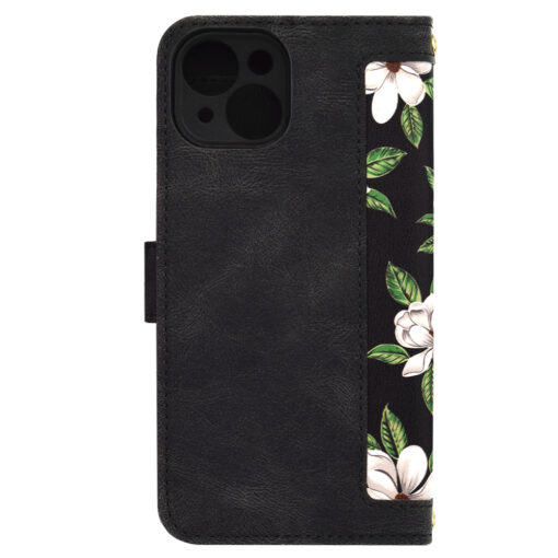 iPhone 14 kaaned kunstnahast FlipCraft Flowers of the Dawn 2