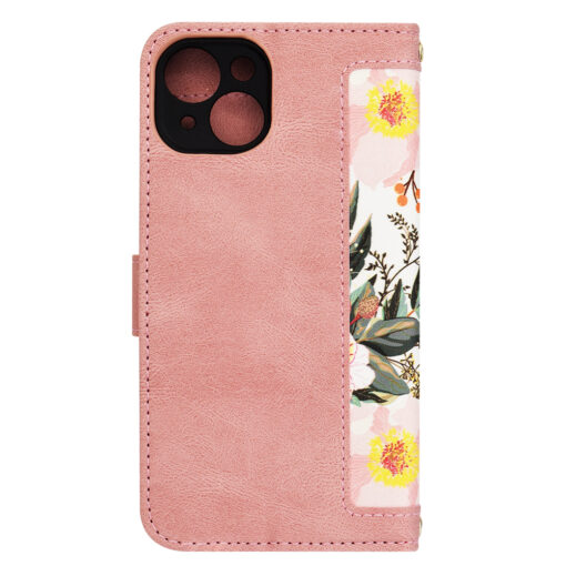 iPhone 14 kaaned kunstnahast FlipCraft sweetheart pink 2