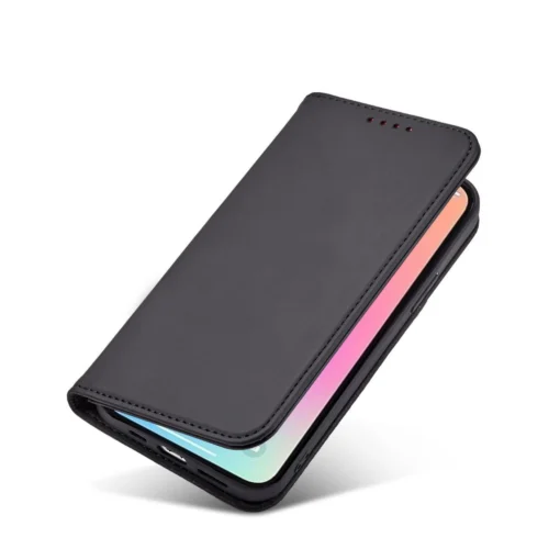 iPhone 14 kaaned kunstnahast Magnet Card Case must 12