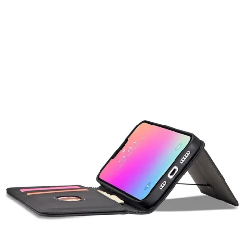 iPhone 14 kaaned kunstnahast Magnet Card Case must 6