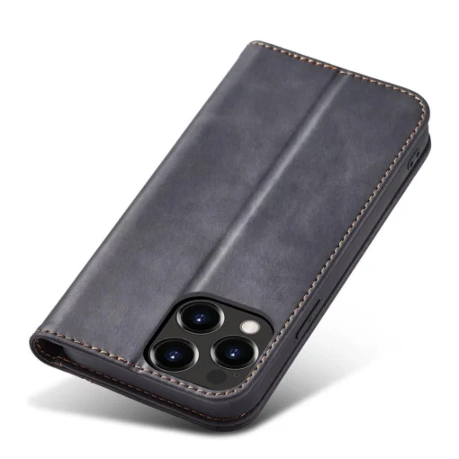 iPhone 14 kaaned kunstnahast Magnet Fancy Case must 2