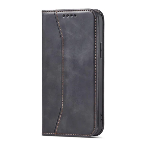 iPhone 14 kaaned kunstnahast Magnet Fancy Case must 4