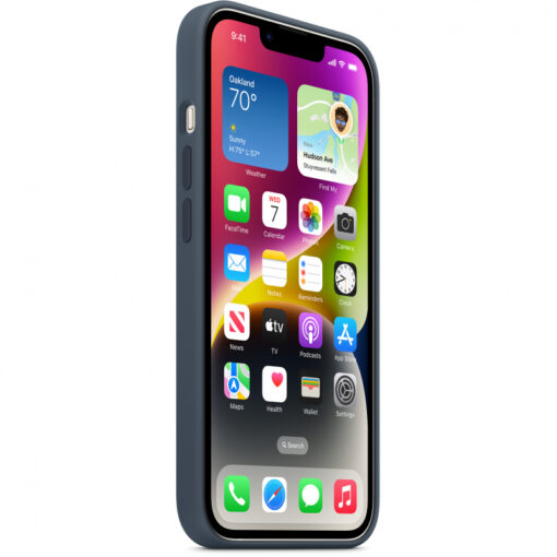 iPhone 14 umbris silikoonist MagSafe Storm Blue MPRV3ZMA 2