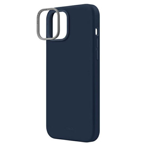 iPhone 14 umbris silikoonist UNIQ Lino meresinine 2