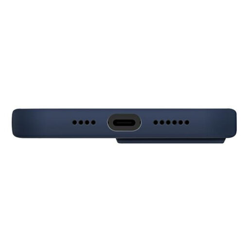 iPhone 14 umbris silikoonist UNIQ Lino meresinine 4